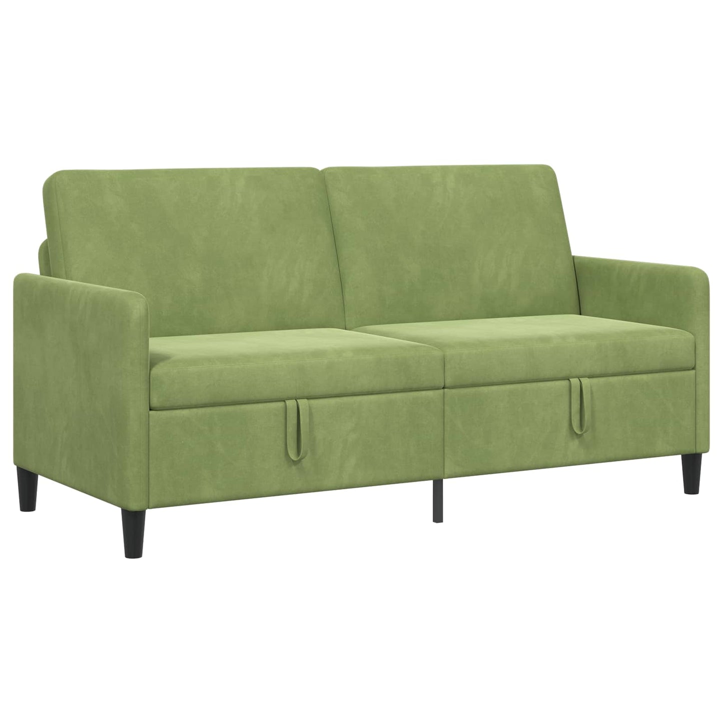 Sofa med opbevaring Lys grøn 172 x 78 x 87 cm Polyester