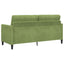 Sofa med opbevaring Lys grøn 172 x 78 x 87 cm Polyester