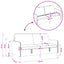 Sofa med opbevaring Lys grøn 172 x 78 x 87 cm Polyester