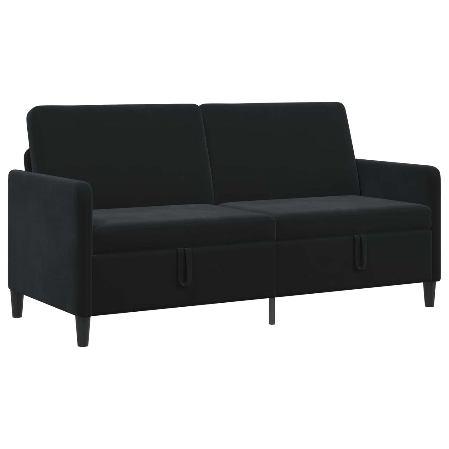 Sofa med opbevaring Sort 172 x 78 x 87 cm Polyester