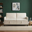 Sofa med opbevaring Cremefarvet 172 x 78 x 87 cm Polyester