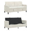 Sofa med opbevaring Cremefarvet 172 x 78 x 87 cm Polyester