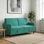 Sofa med opbevaring Turkis 172 x 78 x 87 cm Polyester