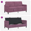 Sofa med opbevaring Lilla 172 x 78 x 87 cm Polyester