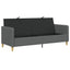 Sofa med opbevaring Mørkegrå 192 x 78 x 87 cm Polyester