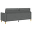 Sofa med opbevaring Mørkegrå 192 x 78 x 87 cm Polyester