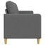 Sofa med opbevaring Mørkegrå 192 x 78 x 87 cm Polyester