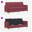 Sofa med opbevaring Vinrød 192 x 78 x 87 cm Polyester