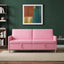 Sofa med opbevaring Lyserød 192 x 78 x 87 cm Polyester