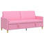 Sofa med opbevaring Lyserød 192 x 78 x 87 cm Polyester