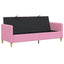 Sofa med opbevaring Lyserød 192 x 78 x 87 cm Polyester