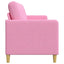 Sofa med opbevaring Lyserød 192 x 78 x 87 cm Polyester