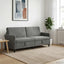 Sofa med opbevaring Mørkegrå 192 x 78 x 87 cm Polyester
