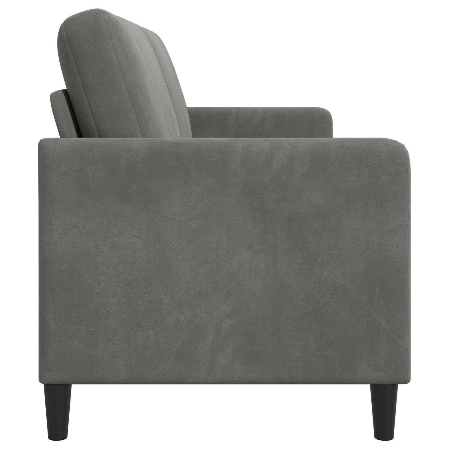Sofa med opbevaring Mørkegrå 192 x 78 x 87 cm Polyester
