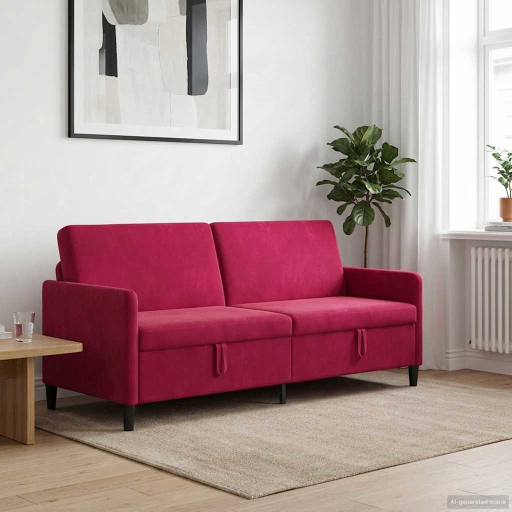Sofa med opbevaring Vinrød 192 x 78 x 87 cm Polyester