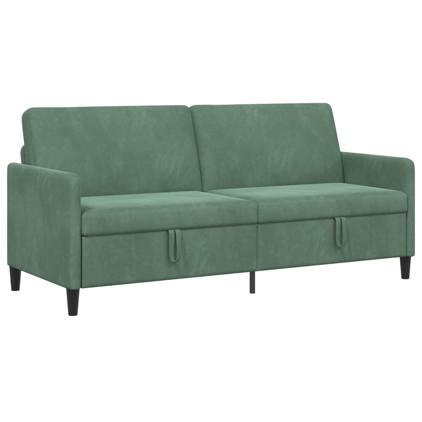Sofa med opbevaring Havgrøn 192 x 78 x 87 cm Polyester