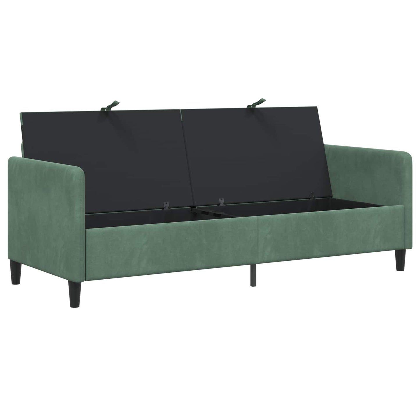 Sofa med opbevaring Havgrøn 192 x 78 x 87 cm Polyester