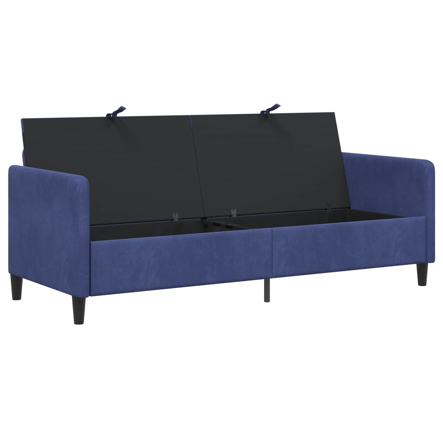 Sofa med opbevaring Politi blå 192 x 78 x 87 cm Polyester