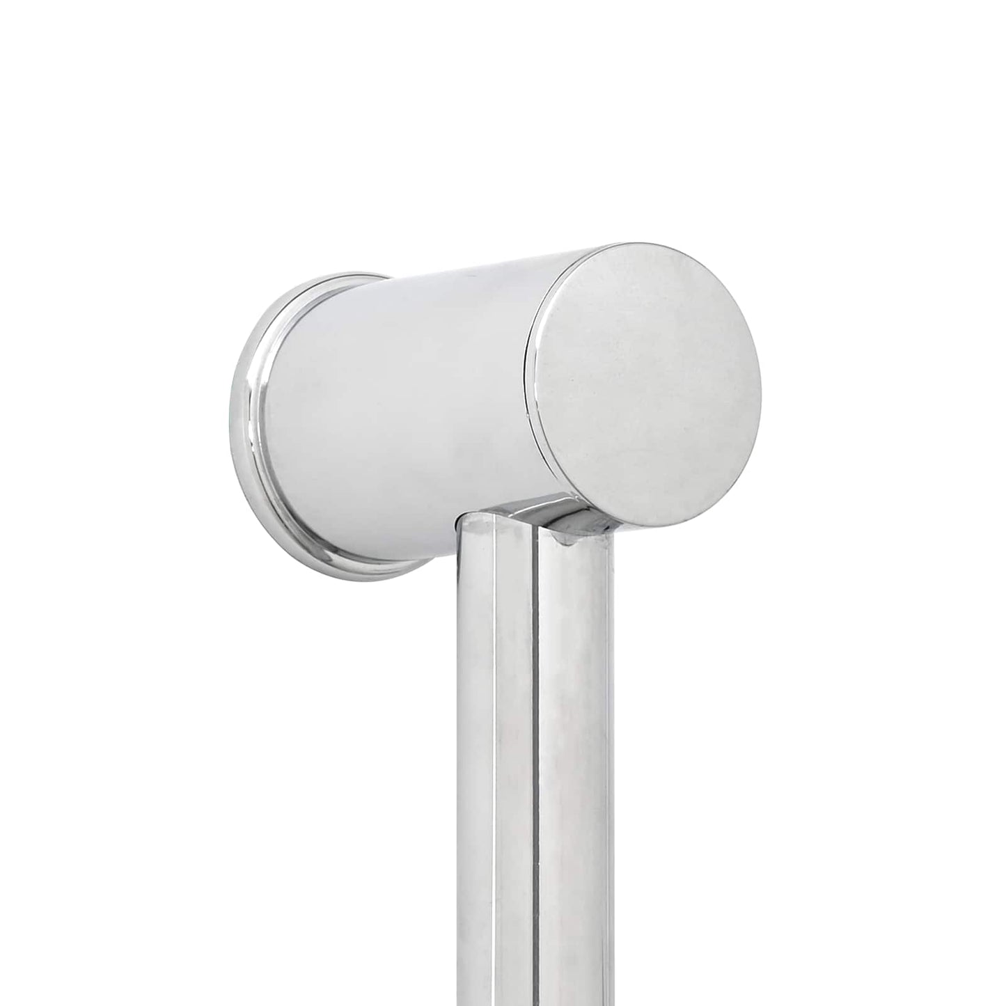 Brusehovedholder Krom 101 cm Rustfrit stål
