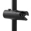 Brusehovedholder Sort 101 cm Rustfrit stål