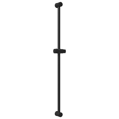 Brusehovedholder Sort 101 cm Rustfrit stål