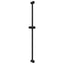 Brusehovedholder Sort 101 cm Rustfrit stål