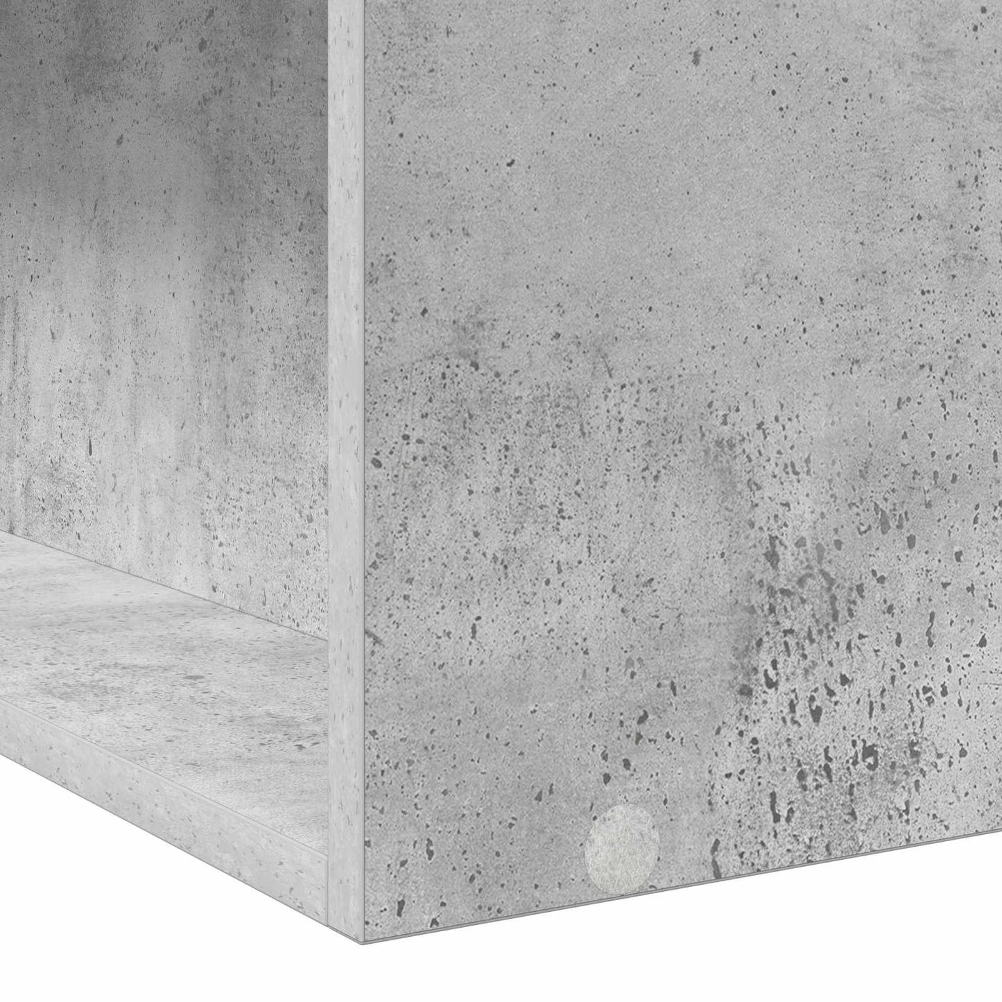 Sengestel med opbevaring Betongrå 80 x 200 cm Konstrueret træ
