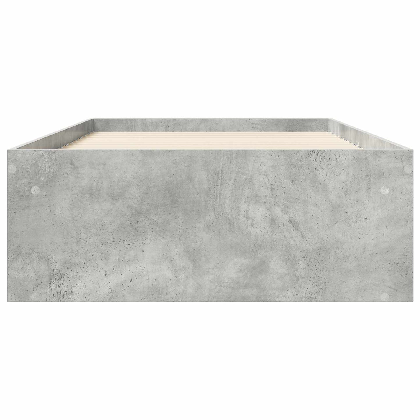 Sengestel med opbevaring Betongrå 80 x 200 cm Konstrueret træ