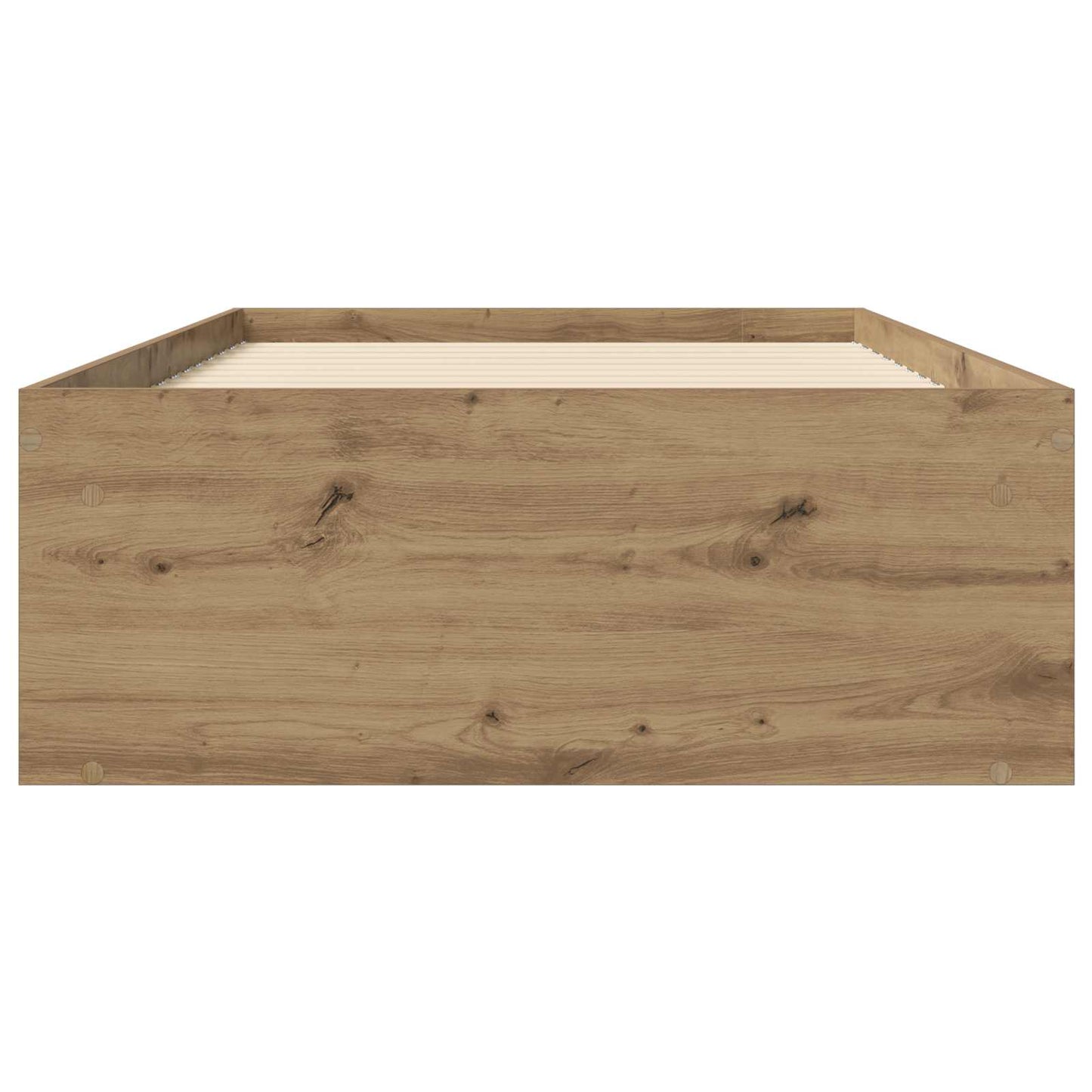 Sengestel med opbevaring Artisan-eg 80 x 200 cm Konstrueret træ