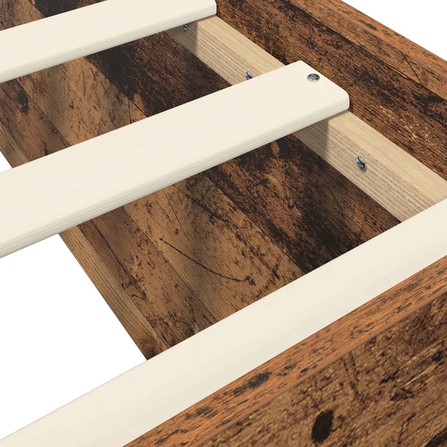 Gulvsengramme Gammelt træ 80 x 200 cm Konstrueret træ