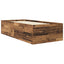 Gulvsengramme Gammelt træ 80 x 200 cm Konstrueret træ