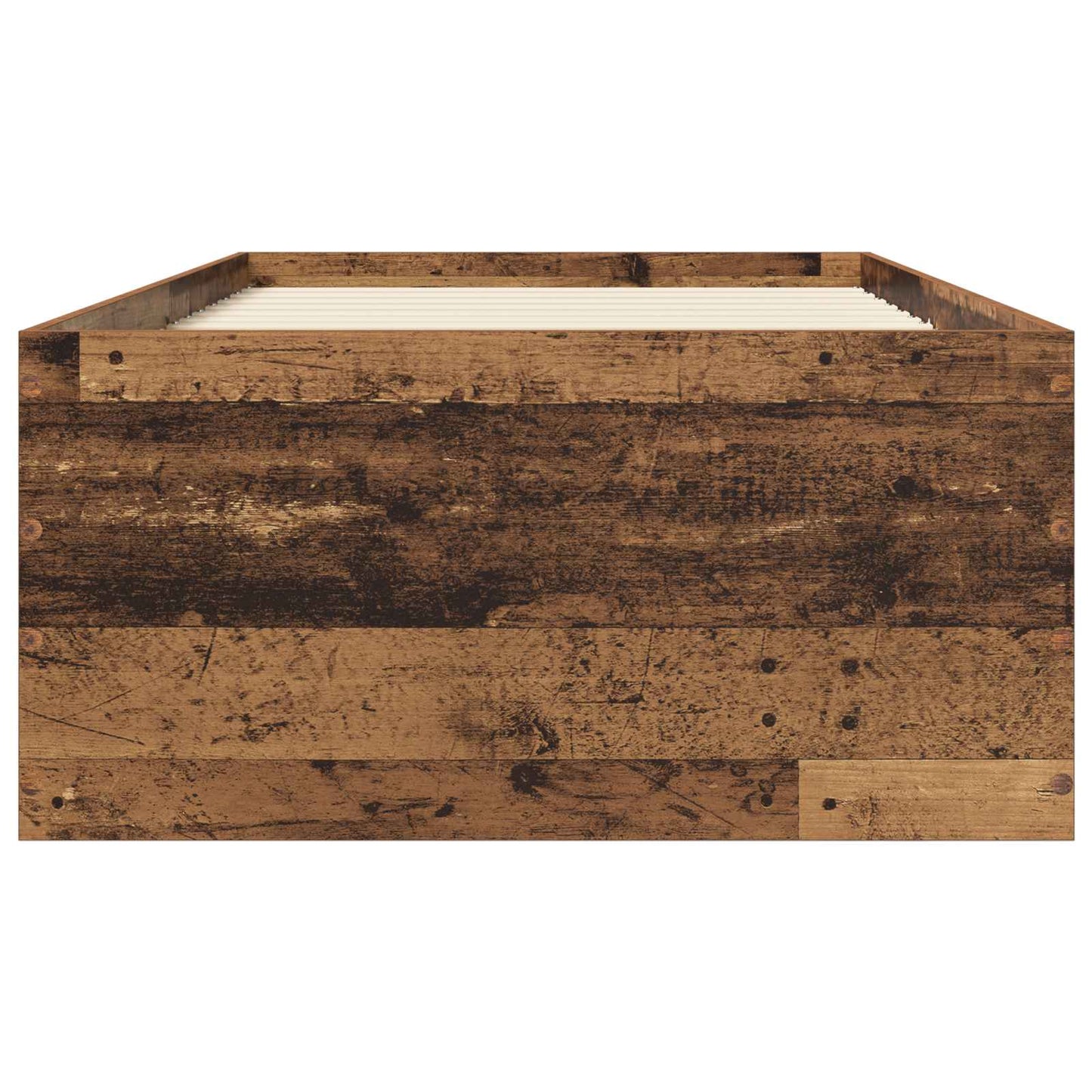 Gulvsengramme Gammelt træ 80 x 200 cm Konstrueret træ