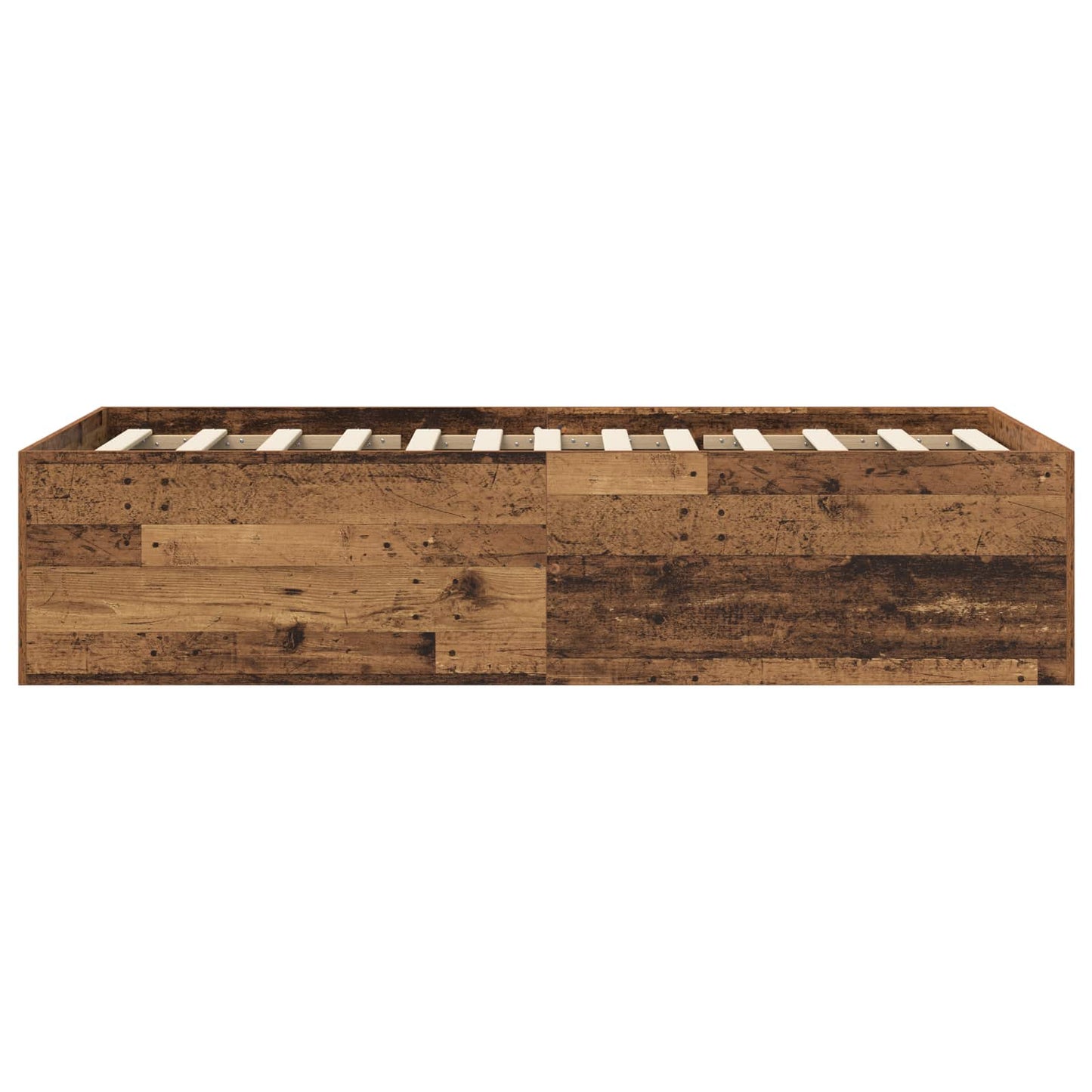 Gulvsengramme Gammelt træ 80 x 200 cm Konstrueret træ