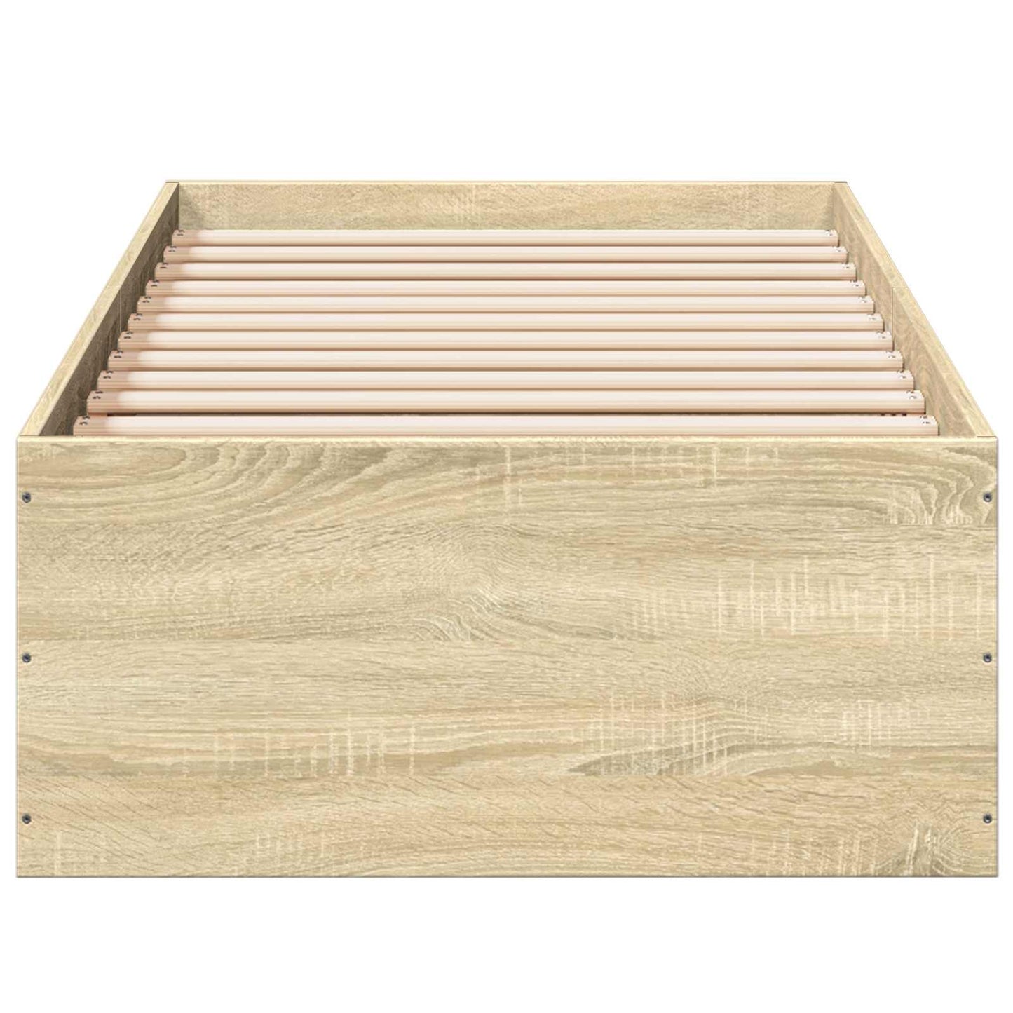 Gulvsengramme Sonoma-eg 80 x 200 cm Konstrueret træ