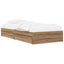 Sengestel med opbevaring Artisan-eg 80 x 200 cm Konstrueret træ