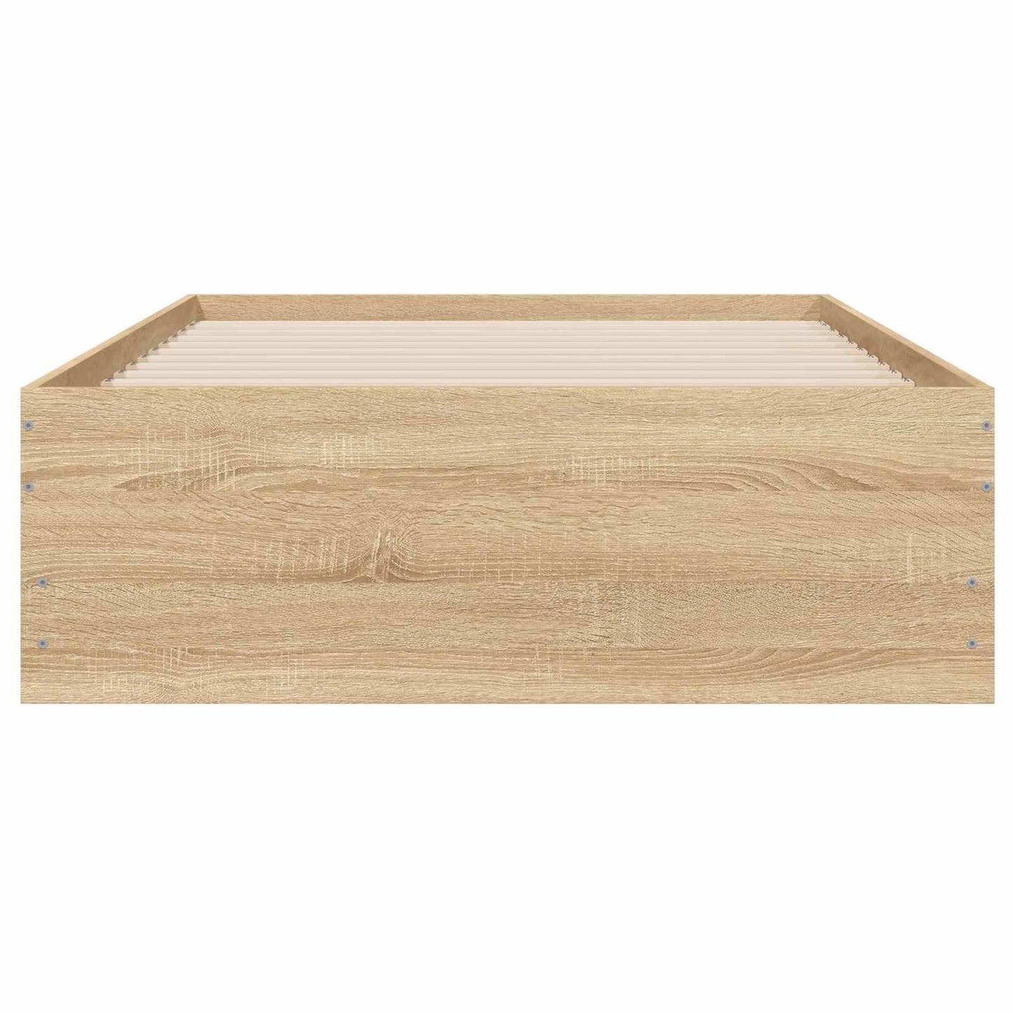 Sengestel med opbevaring Sonoma-eg 80 x 200 cm Konstrueret træ
