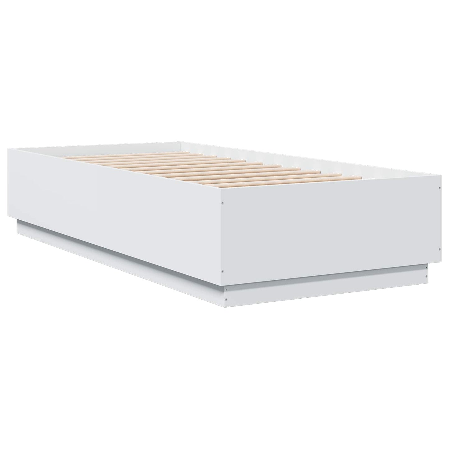 Sengestel Hvid 80 x 200 cm Konstrueret træ