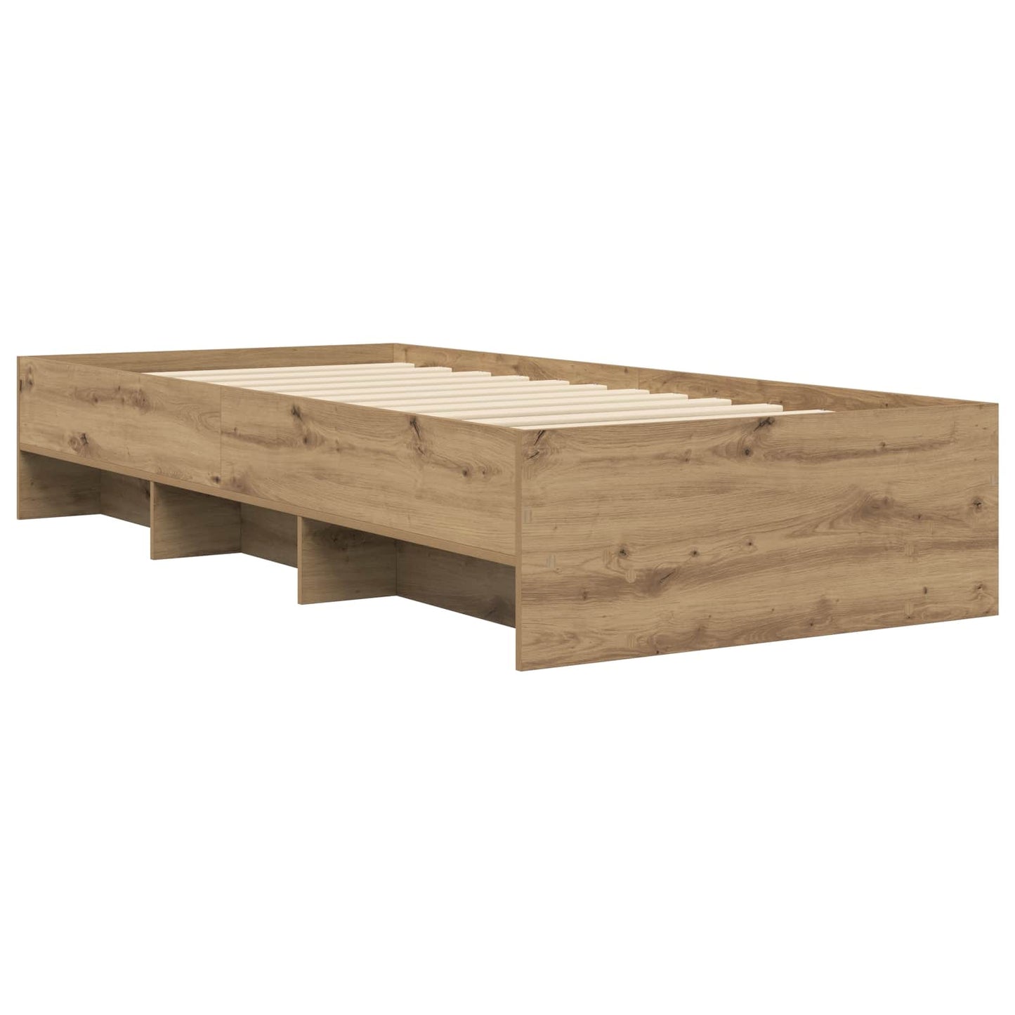 Sengestel med hylde Artisan-eg 80 x 200 cm Konstrueret træ