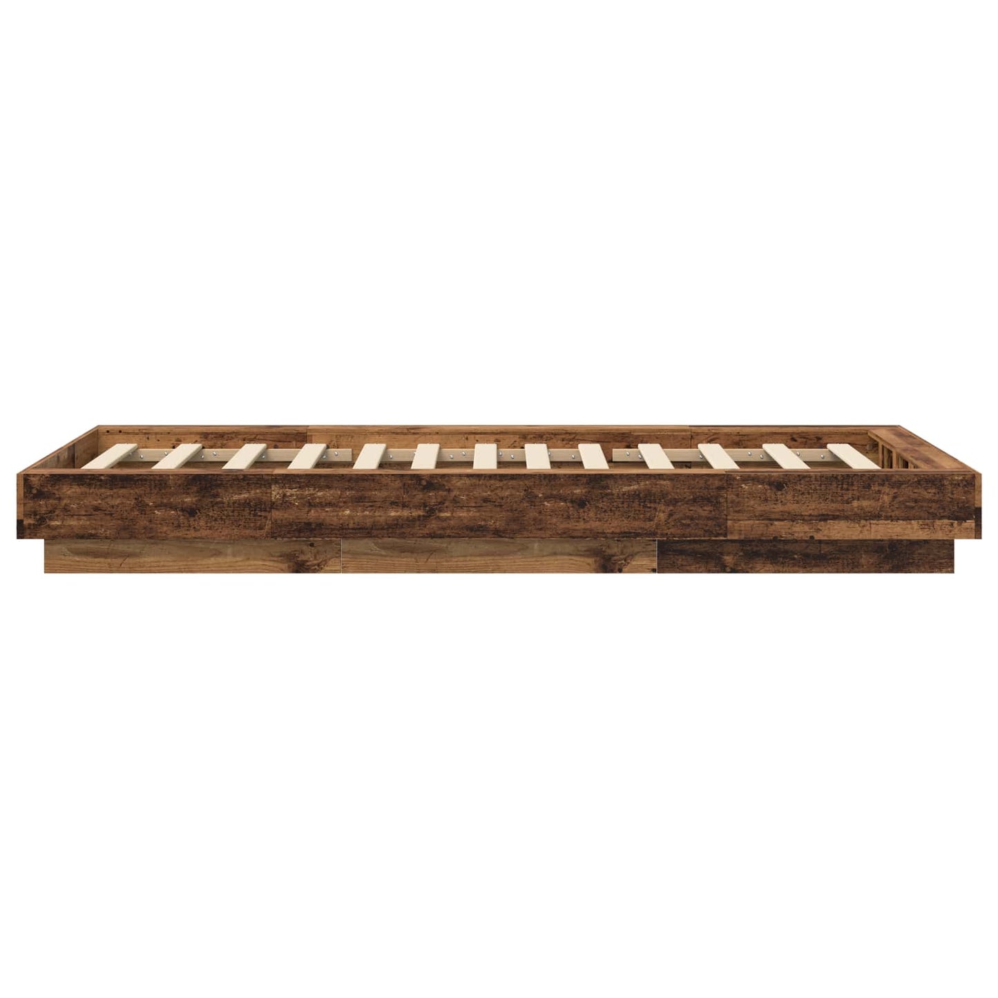 Gulvsengramme Gammelt træ 80 x 210 cm Konstrueret træ