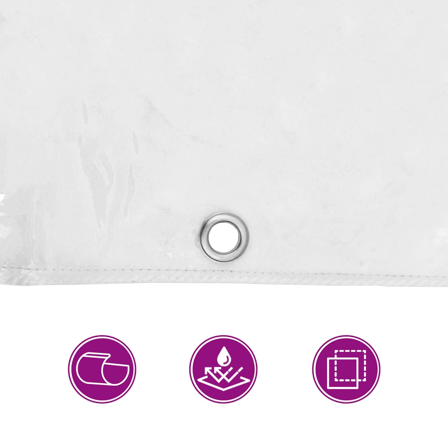 Planteovertræk Transparent 2 x 12 m PVC