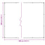 Planteovertræk Transparent 3 x 4 m PVC