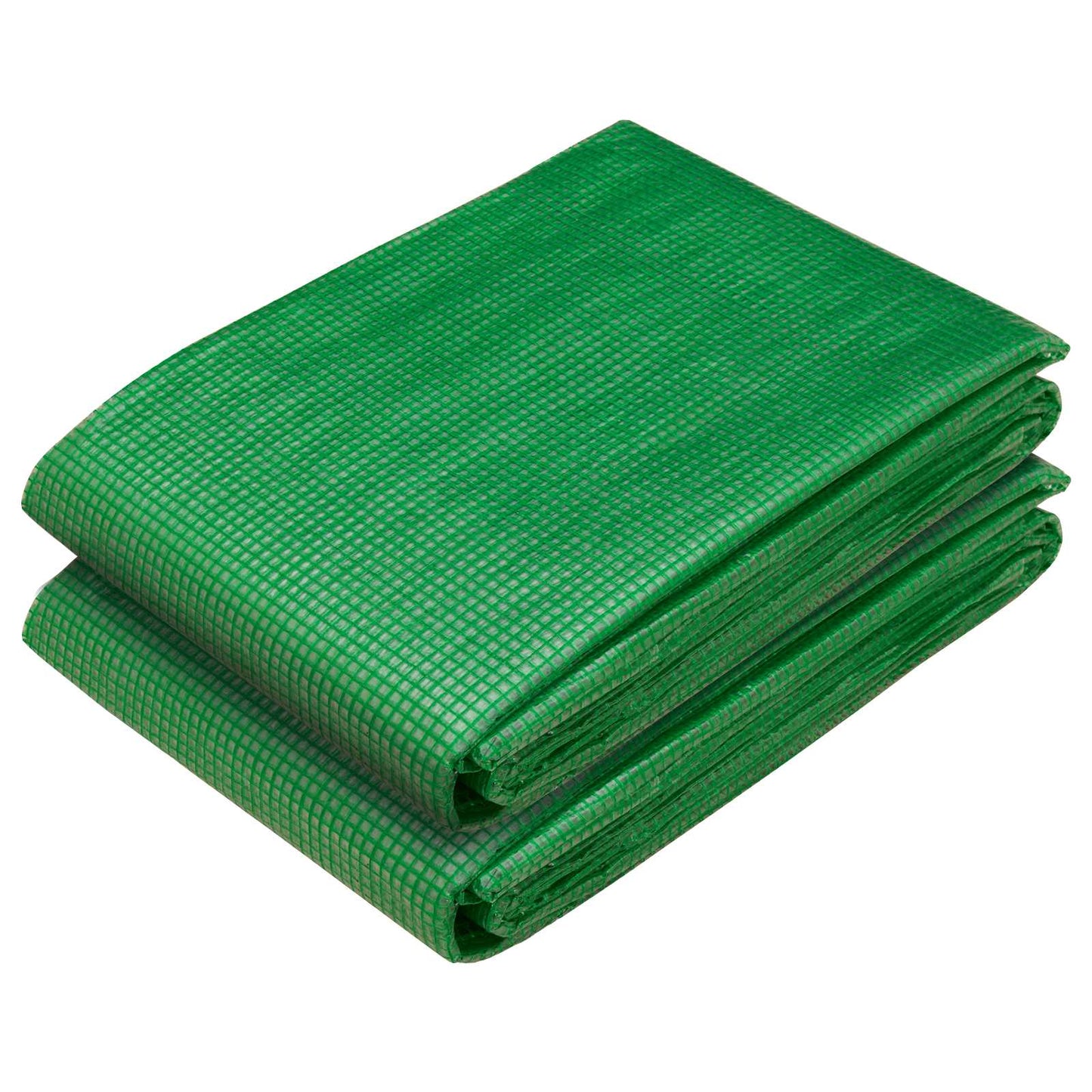 Presenning med øjer 2 stk. Grøn 2 x 3 m 260 gsm PE