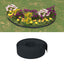 Havekant 25 m 15 cm PE Sort