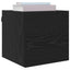 Vægmonteret TV Skab Vægmonteret 4 pcs Sort eg 30,5 x 30 x 30 cm