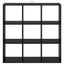 Bogreol Sort eg 102 x 32 x 102 cm