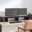 Monitor Stativ Sort eg 100 x 27 x 15 cm Konstrueret træ
