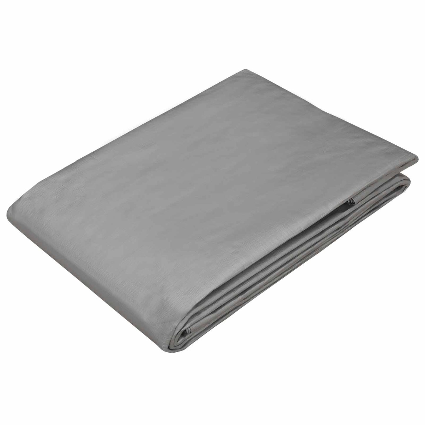 Presenning med øjer Lysegrå 6 x 6 m 180 gsm PE