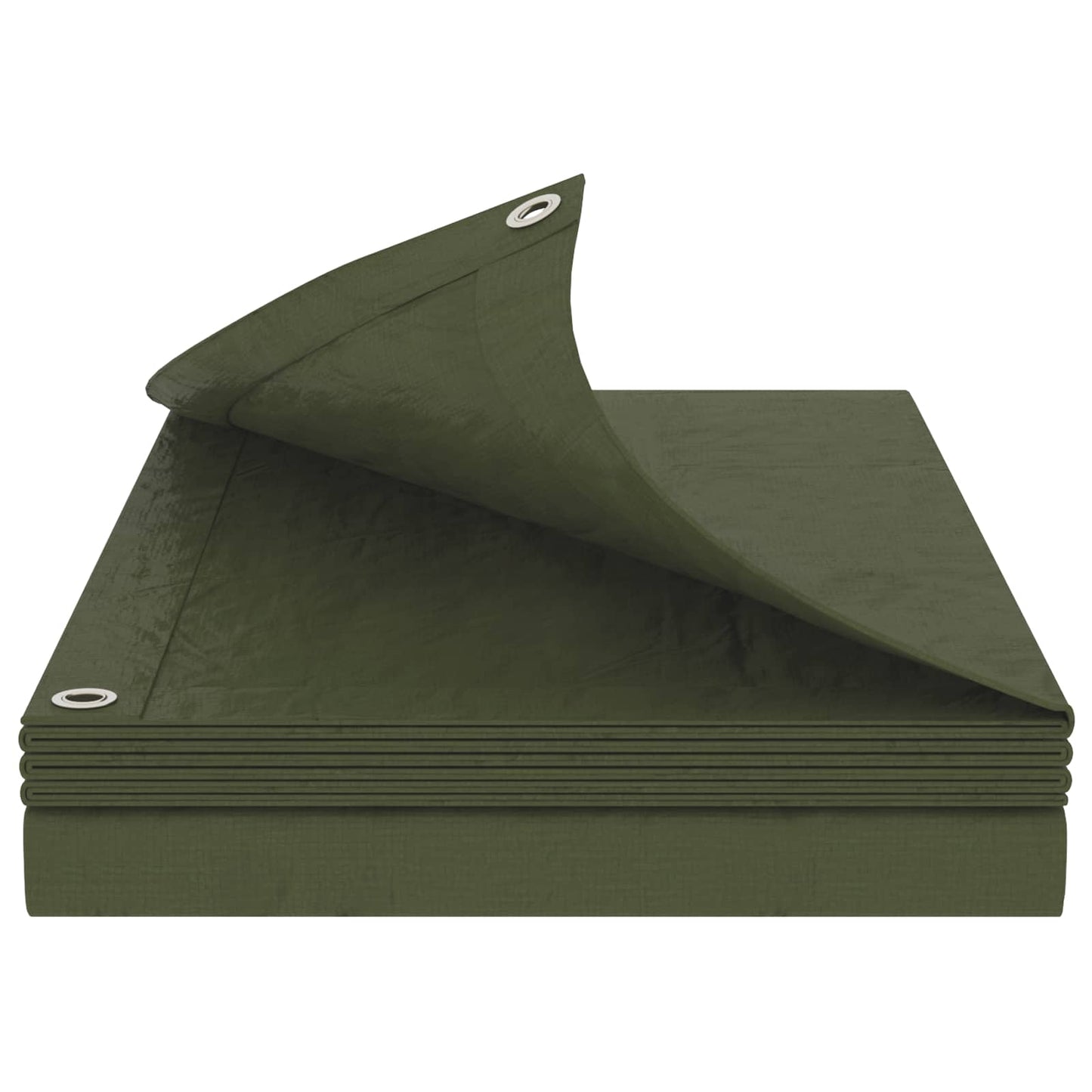 Presenning med øjer Grøn 3 x 3 m 90 gsm PE