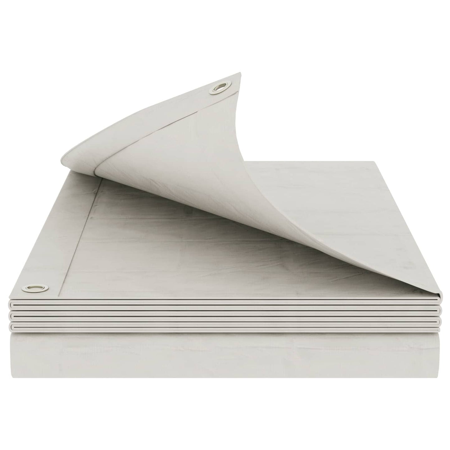 Presenning med øjer Hvid 4 x 5 m 90 gsm PE