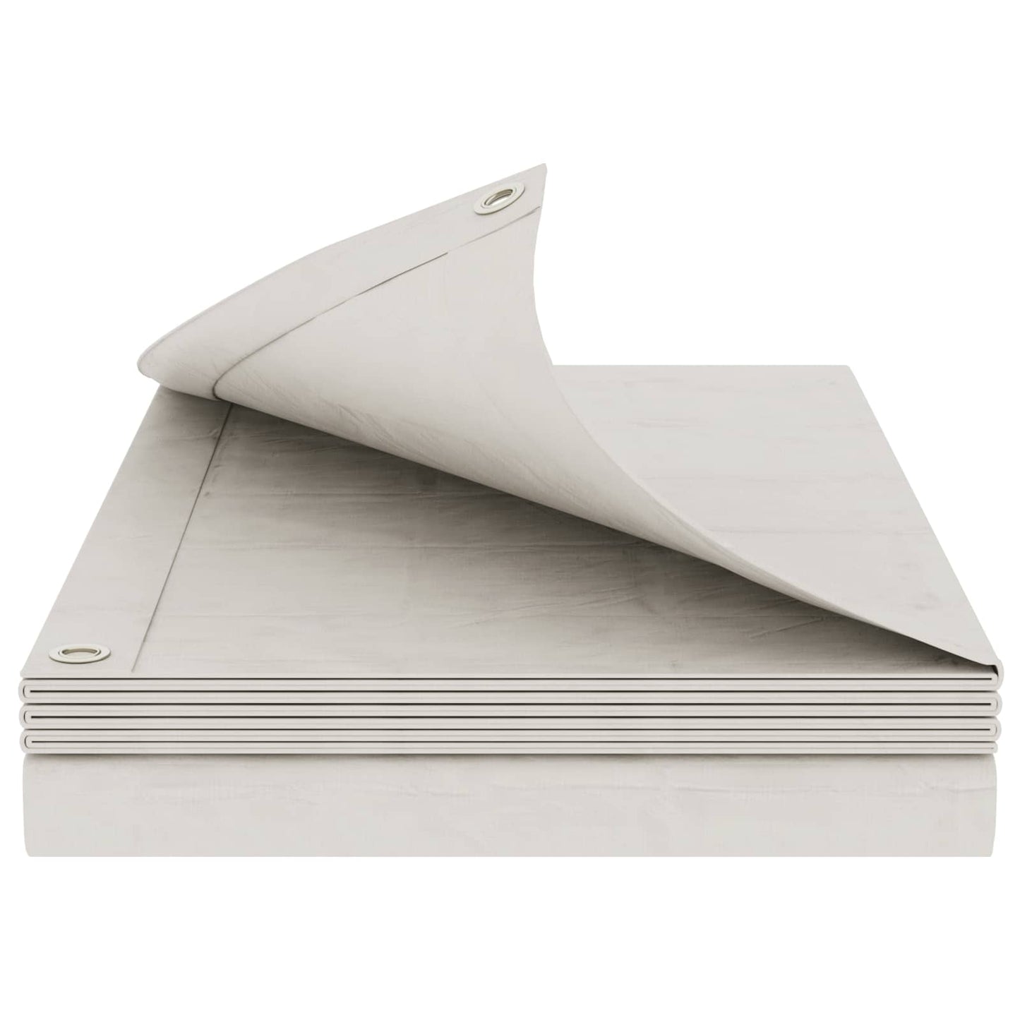 Presenning med øjer Hvid 6 x 10 m 180 gsm PE